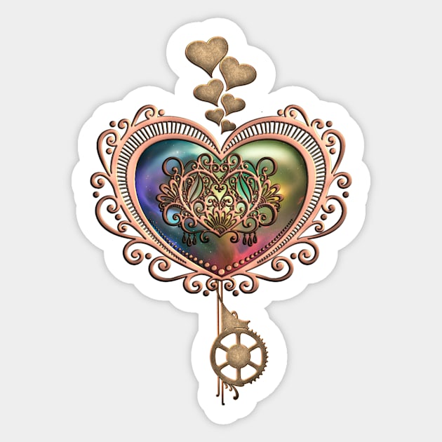 A wonderful heart of steampunk Sticker by Nicky2342